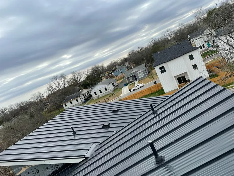 Standing seam metal roof panels with vents for Skylight Repair in Bellbrook
